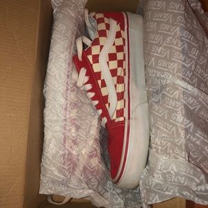 Vans old skool (Primary check) rng rd/w